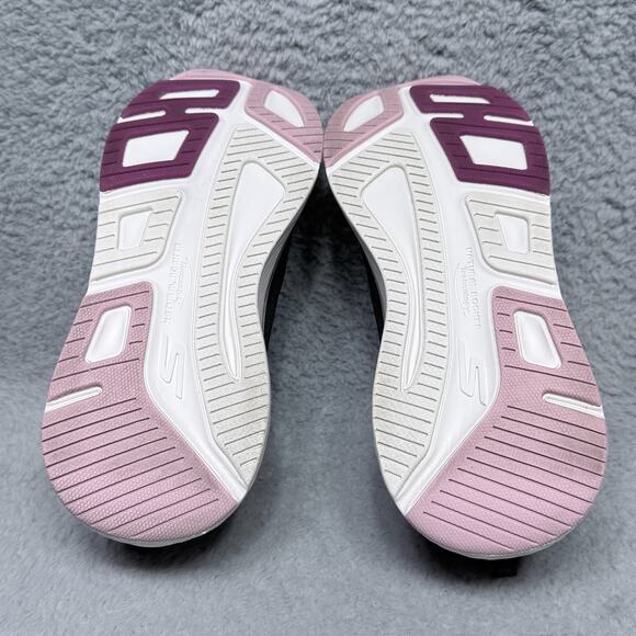 Skechers Max Cushioning Elite 2.0 Womens Size 9 Wide Running Shoes Black Pink - Picture 8 of 9